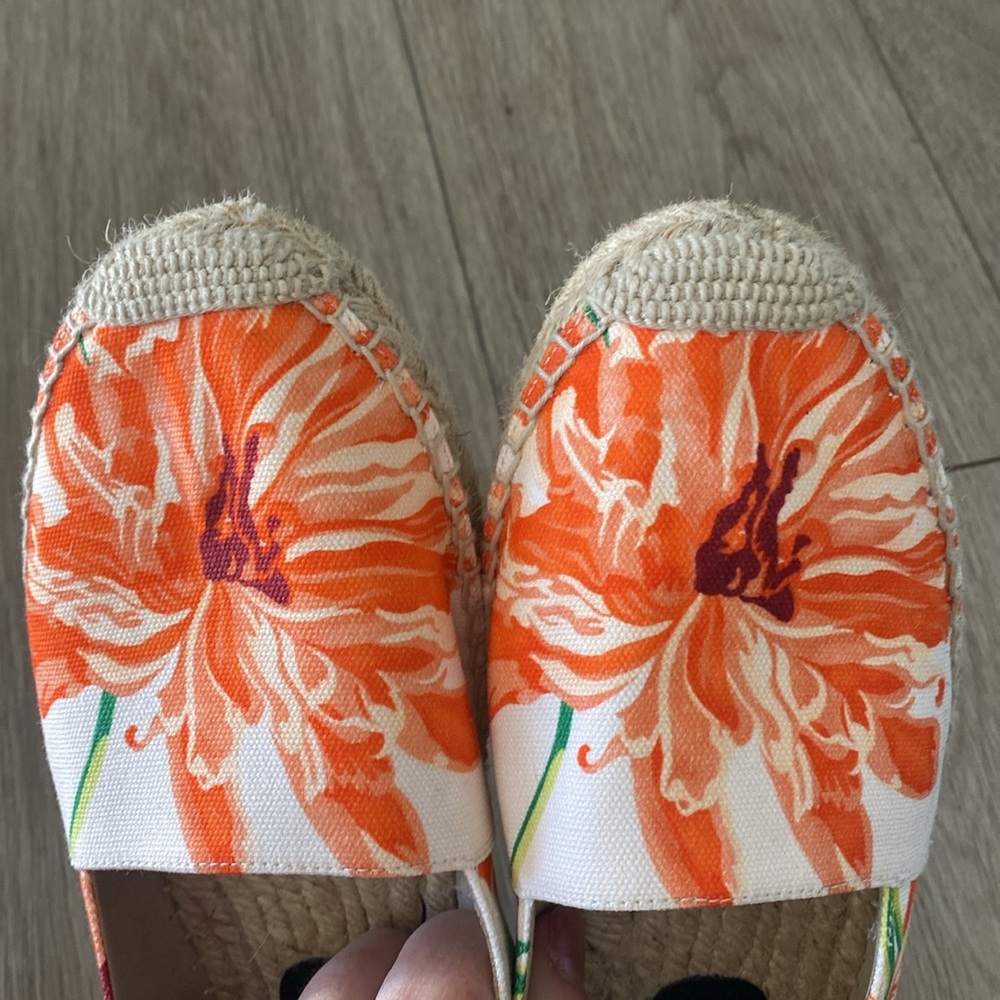STELLA MCCARTNEY Carlow Floral Print Espadrilles Women’s 39 - Picture 7 of 14